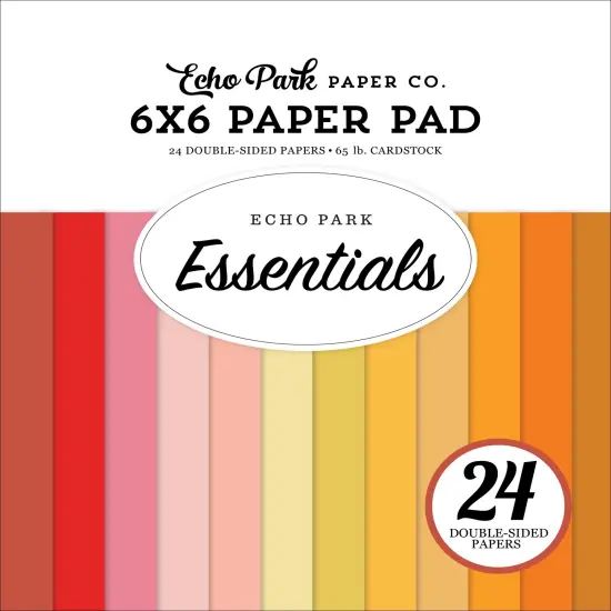 Echo Park Double-Sided Paper Pad 6"X6"-Warm {1}