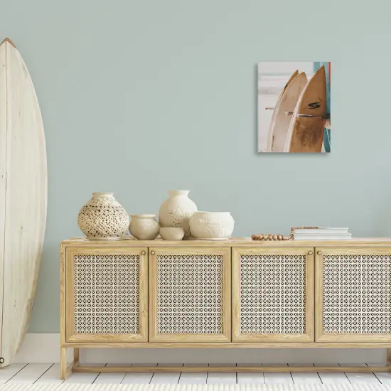 Stupell Industries Lined Up Surfboards Canvas Wall Art Design by LSR Design Studio {8}