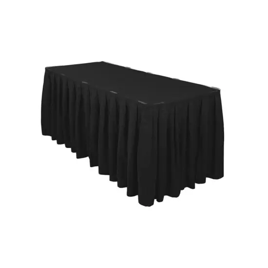 Polyester Shirred Table Skirt Fabric 29" x 13.5Ft {5}