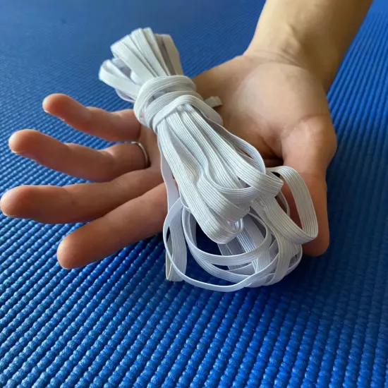 Kitcheniva 1/4" White Elastic Band Elastic String Sewing 144 Yard Crafts {5}