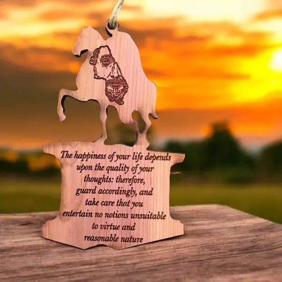 CEDAR The Happiness of your life Marcus Aurelius Ornament {5}