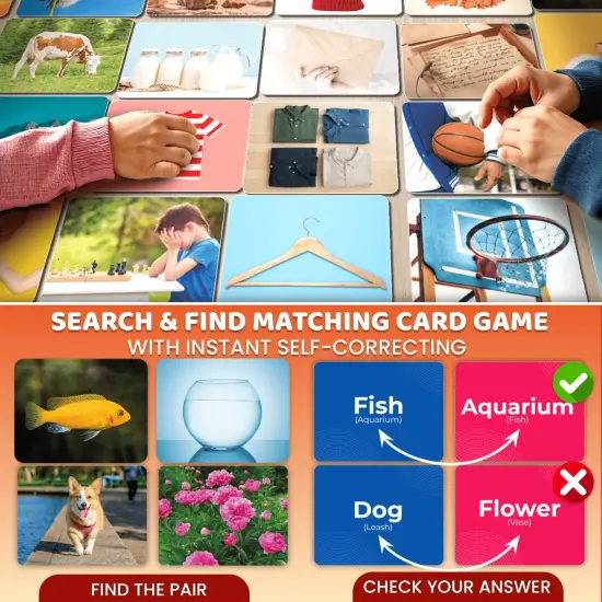 104 Vocabulary Flash Cards Go Together with Realistic Images for Kids {5}