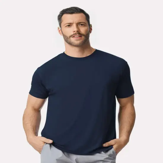 Gildan&reg; Classic Fit Crewneck Short Sleeve Tee Navy {1}