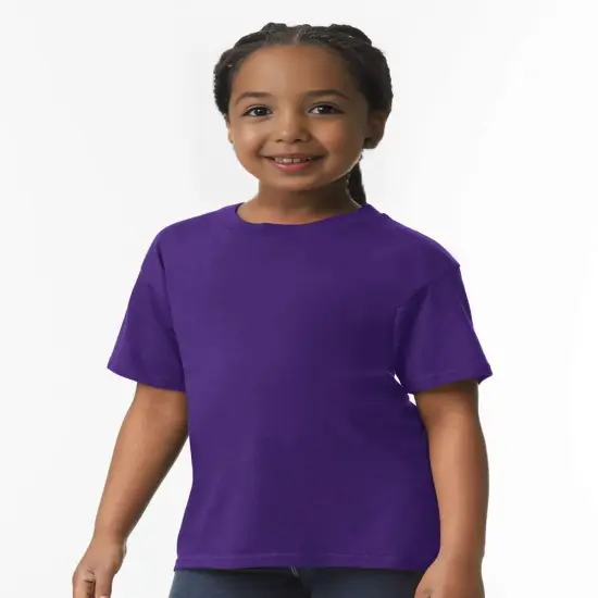 Gildan&reg; Youth Crewneck Short Sleeve Sofystyle T-shirt - 64000B Purple {1}