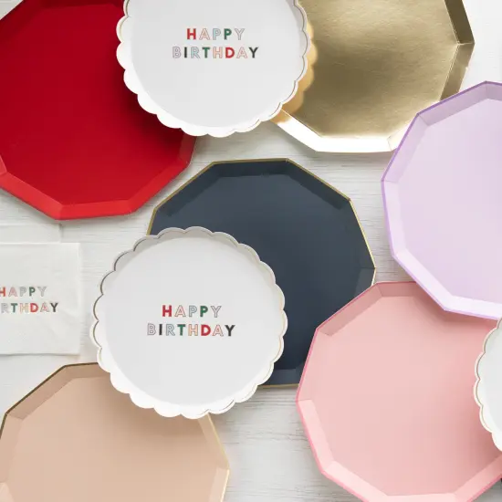 MIDNIGHT BLUE SIGNATURE LARGE PLATES {4}