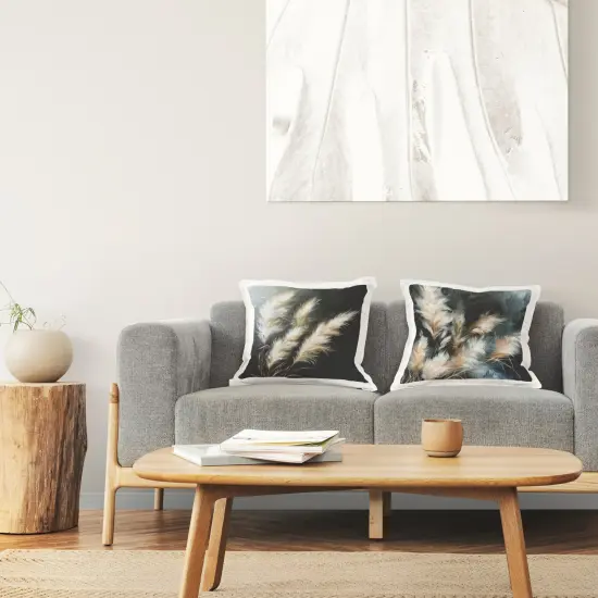 Windblown Wheat Bunches 2 PC Decorative Printed Throw Pillow Set Design by Raymond Powers, 18 x 7 x 18 {2}