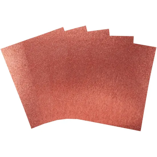 Harmony Diamond Chic Glitter Cardstock 8.5"X11" 20/Pkg-Scarlet {2}