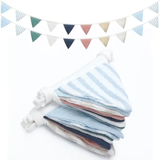 2 Pcs 15.5 ft Pennant Banner Flags - Elegant Color {1}