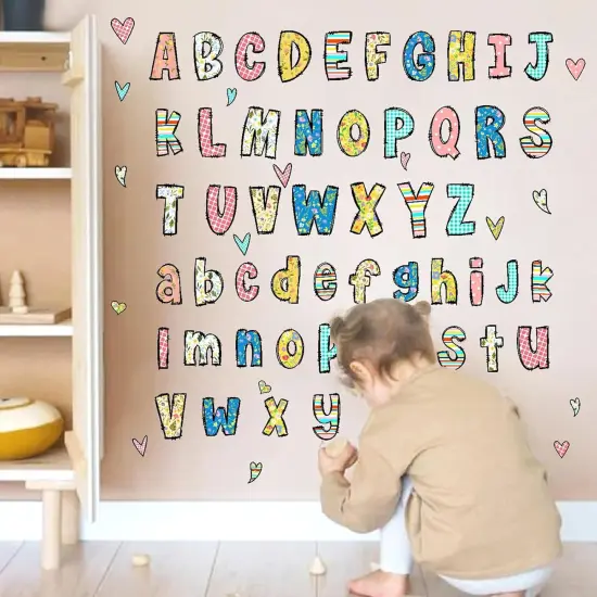 Alphabet Wall Decals Letters ABC Wall Stickers Removable {4}