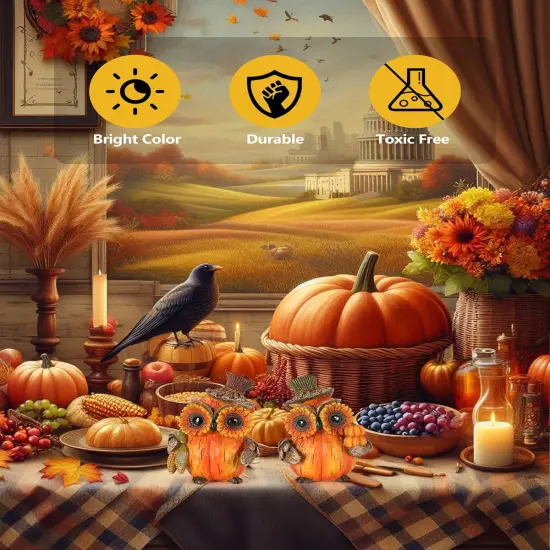 2-Pack Resin Owl Figurine 4.7'' {2}