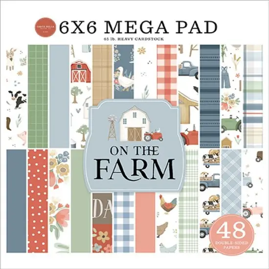 Carta Bella On The Farm Cardmakers 6X6 Mega Pad {1}