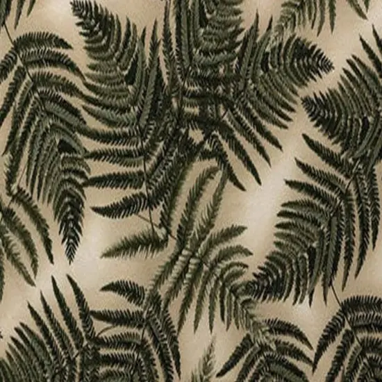 1 Yard Floating Leaves Cotton Upholstery Fabric 36in L x 56in W Sage {4}