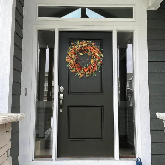 Appalachia Berry Fall Door Wreath - 22 inch {3}
