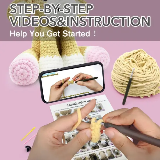 Crochet Animal Kit Cow {4}