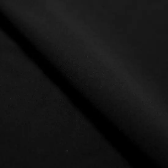 Brushed Tricot Soft and Durable Athletic Fabric Black {4}