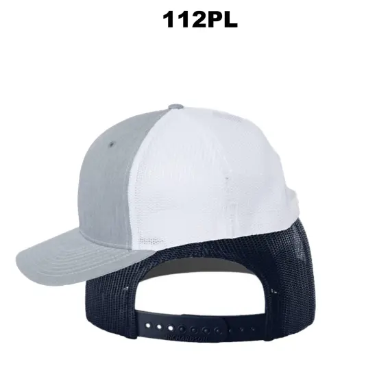 Richardson&reg; R-Flex Adjustable Trucker Cap Charcoal White {3}