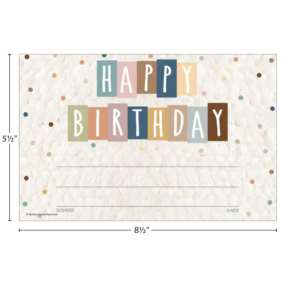 Everyone is Welcome Happy Birthday Awards, 30 Per Pack, 6 Packs {3}