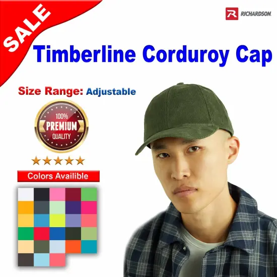 Richardson&reg; Timberline Corduroy Cap Olive {2}
