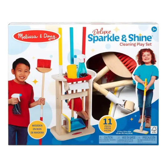 Deluxe Sparkle & Shine Cleaning Play Set {1}