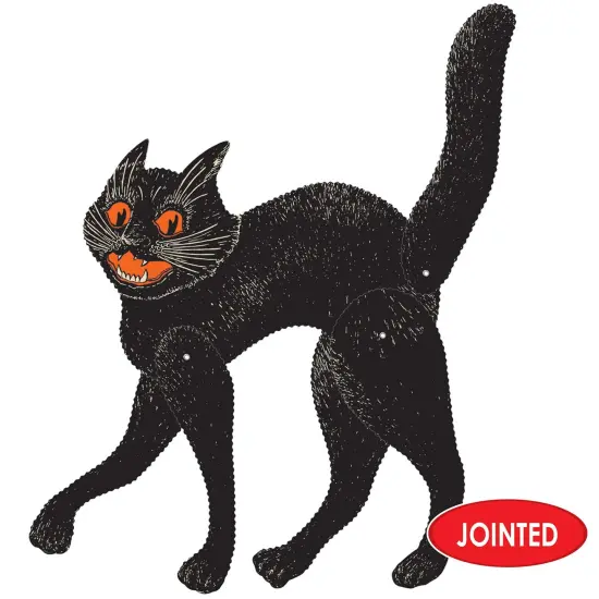 Jointed Scratch Cat - Black {6}