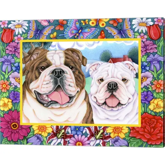 Spring Border by Tomoyo Pitcher 20" x 16" Canvas Wall Art {1}