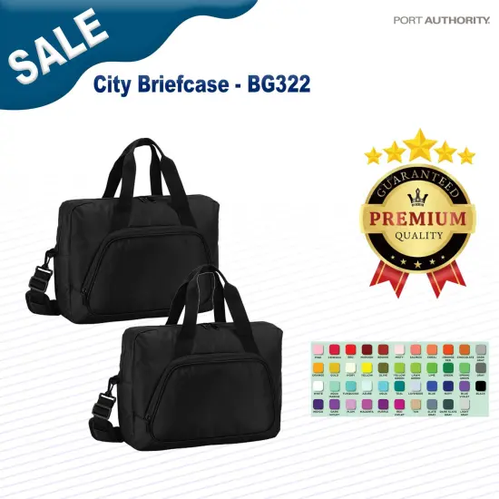 Port Authority &reg; City Briefcase Black {2}