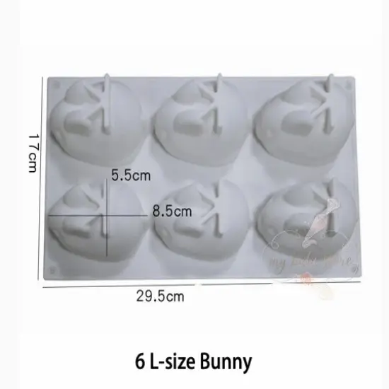 Easter Large Bunny silicone mold {3}