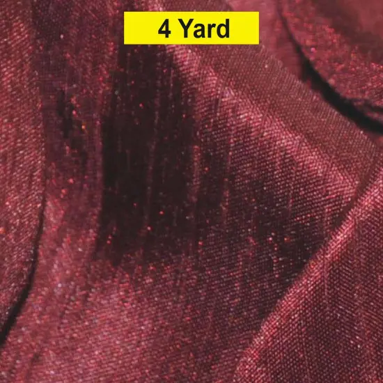 Shantung Satin Fabric Satin Dupioni Silk for Apparel and Garments 60" wide Burgundy {1}