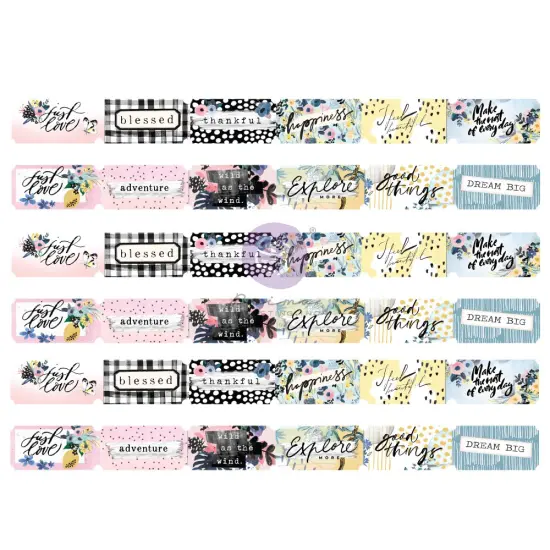 Spring Abstract Collection Tickets - 36 pcs paper  {1}