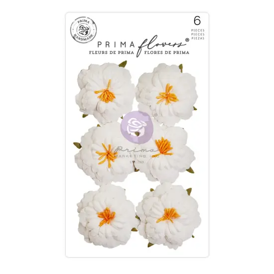Spring Abstract Collection Flowers - Floral Song - 6 pcs mulberry paper  {1}