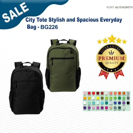 Port Authority&reg; Daily Commute Backpack Grey Smoke {2}