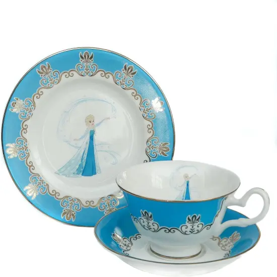 Disney English Ladies: Frozen Elsa Cup and Saucer {2}