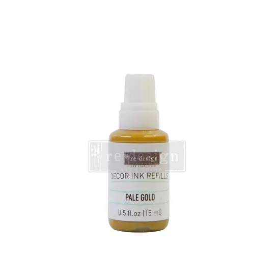 Decor Ink Refill - Pale Gold - 1 bottle, 15ml ink  {1}