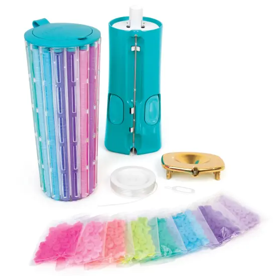 Make It Real: Swift Clicks - Heishi Bracelet Maker - 2047pc, DIY Jewelry Craft Kit, Design & Make 23 Bead Bracelets, Rotate-Click-Wear, Girls Kids 8+ {4}