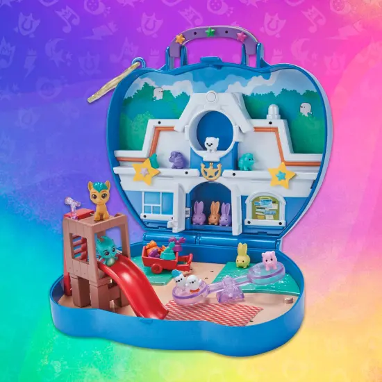 My Little Pony Mini World Magic Compact Creation Critter Corner Toy, Buildable Playset with Hitch Trailblazer Pony for Kids Ages 5 and Up {4}