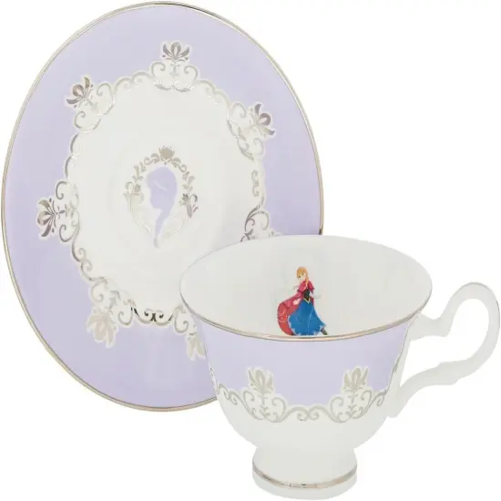 Disney English Ladies: Frozen Anna Cup & Saucer {2}