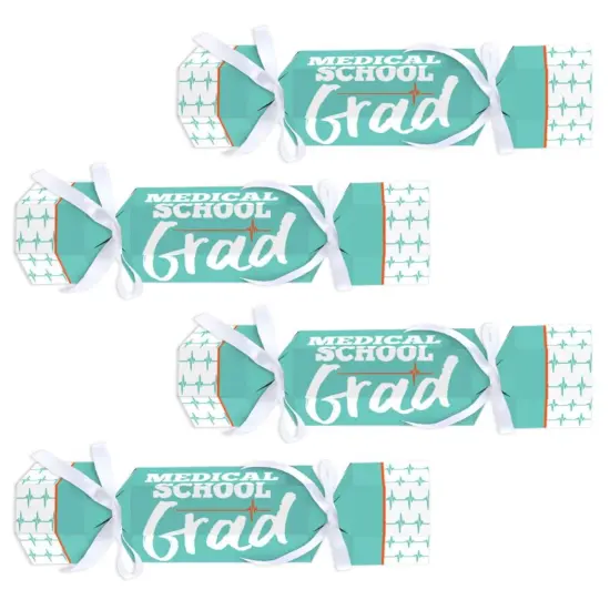 Big Dot of Happiness Medical School Grad - No Snap Doctor Graduation Party Table Favors - DIY Cracker Boxes - Set of 12 {1}