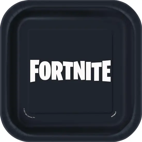 Fortnite Party 7" Dessert Plates - 8 Count {1}