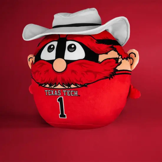 Sleep Squad Texas Tech Red Raiders Raider Red 12" Mascot Kiri Cloud Plushie {6}
