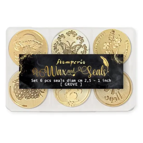 Stamperia Wax Seal Set 6/Pkg-Hidden Grove {1}