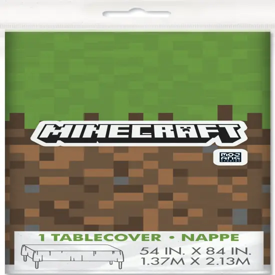 Minecraft 54" x 84" Plastic Table Cover {2}