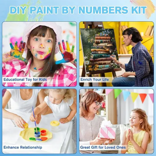 Books Paint by Numbers for Adults {5}