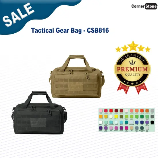 CornerStone&reg; Tactical Gear Bag Charcoal {2}