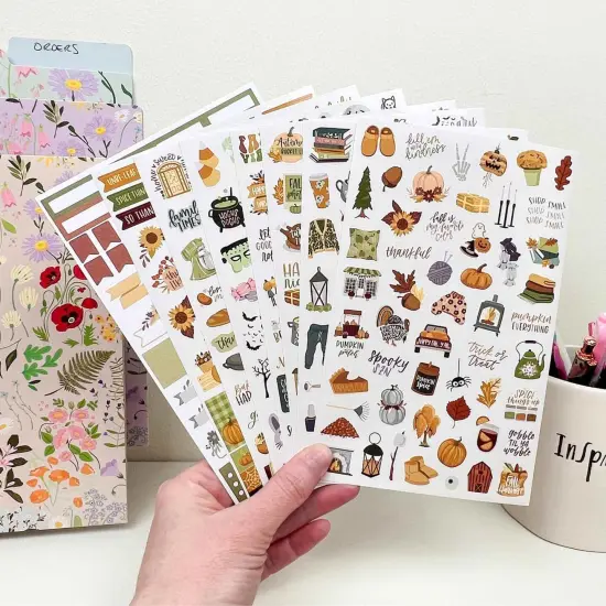 bloom daily planners Planner Stickers, Fall Expansion Pack {1}
