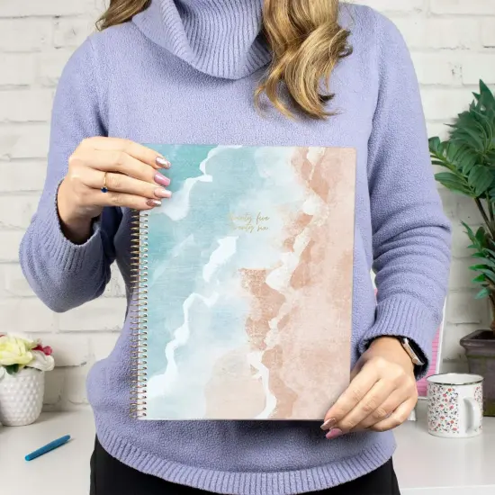 bloom daily planners 2025-26 Academic Planner, Soft Cover, 8.5" x 11", Ocean Oasis {2}