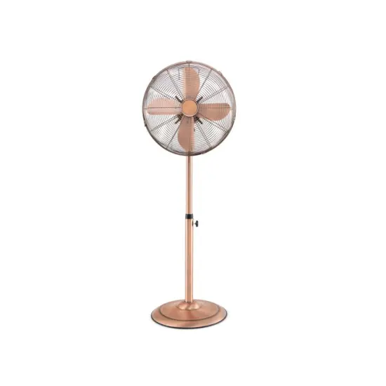16 Inch Pedestal Standing Fan Oscillating Pedestal Fan with 3 Speeds and Adjustable Height Silver {8}