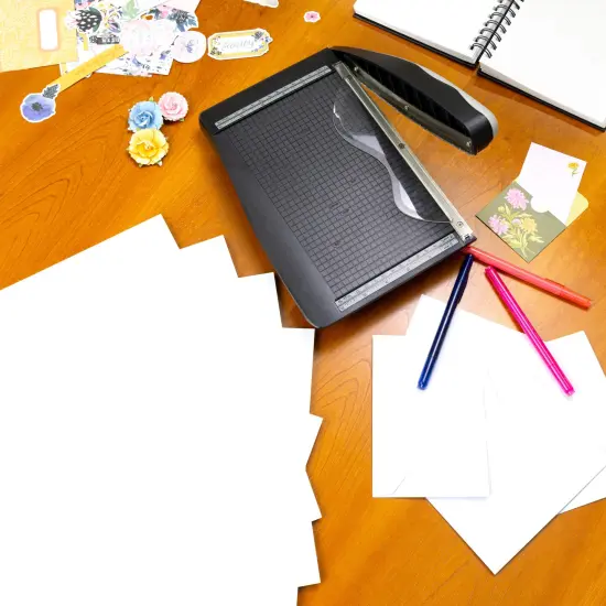 Harmony Hues 65# Cardstock 8.5"X11" 100/Pkg-Brilliant White {5}