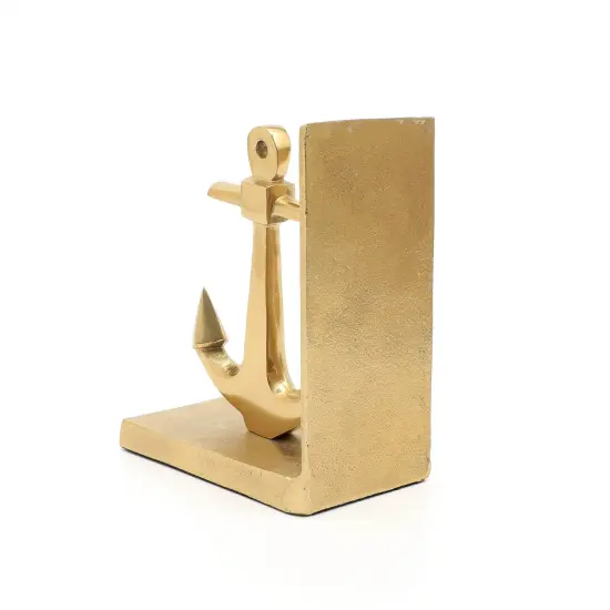 Decorative Aluminum Anchor Bookend - Tabletop Object (10.5"x3.5"x6.5") {3}