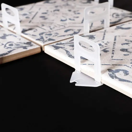 Reusable Tile Leveling System Clips (1/32 in, White, Plastic, 400 Pack) {6}