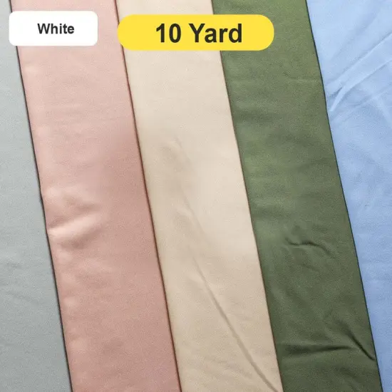 Micro Nylon 4-Way Stretch Nylon Spandex White {1}